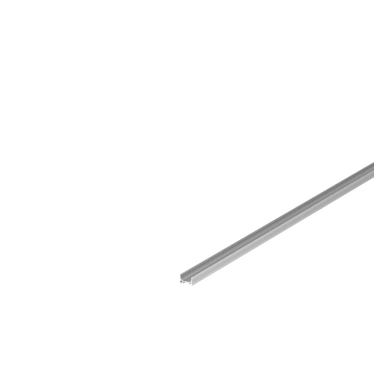 GRAZIA 10 LED felületre szerelhető profil, lapos, redőzött, 2m, alu