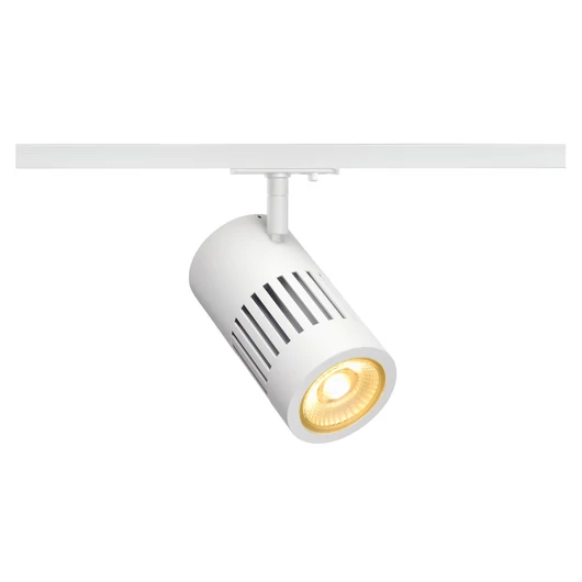 STRUCTEC LED 24W, kerek, fehér, 3000K, 60°, 1-fázisú sínadapterrel