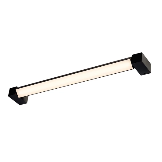 LONG GRILL LED, fali vagy mennyezeti lámpatest, fekete, 3000K