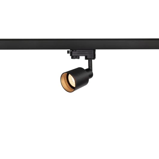 PURI TRACK QPAR51 üveg, fekete 50W, 3-fázisú sínadapterrel