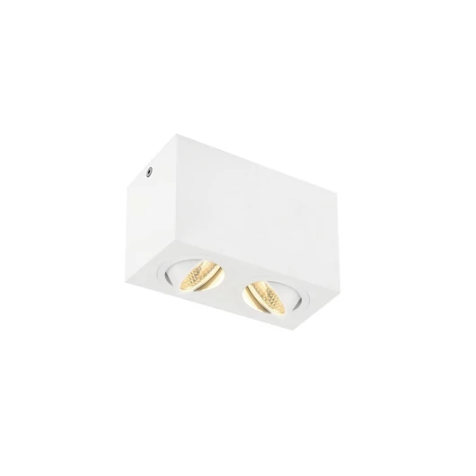 TRILEDO Double, LED beltéri mennyezeti lámpatest, fehér, 3000K, 16W
