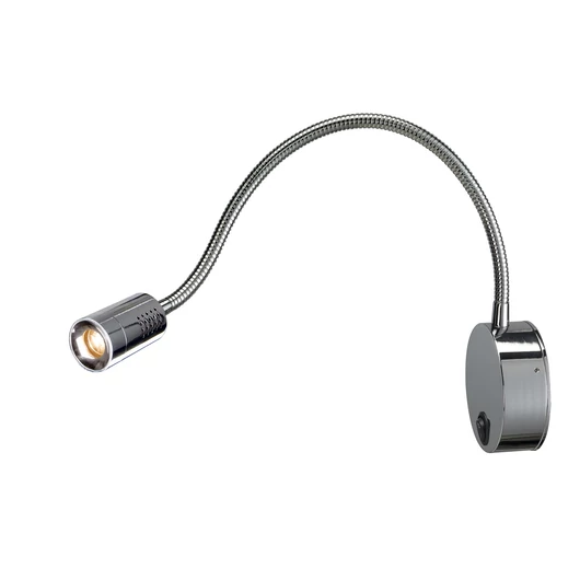 DIO FLEX PLATE, WL, LED beltéri dispaly lámpatest, króm, 2700K