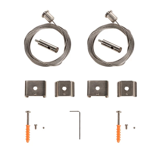 Függesztősodrony EUTRAC®, S-TRACK és 1-fázisú sínkehez, 5m, 2 db