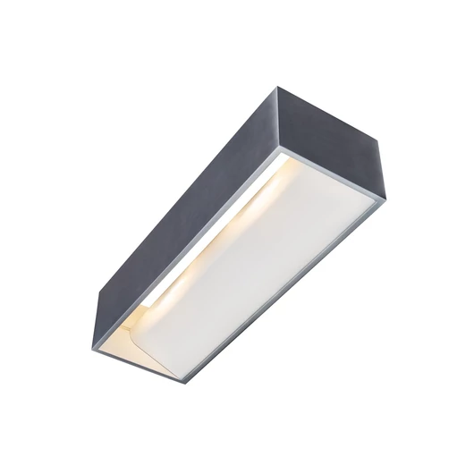 LOGS IN L beltéri LED süllyesztett fali lámpatest alu/fehér 2000-3000K DIM-TO-WARM