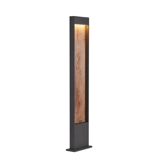 FLATT POLE 100 kültéri LED álló lámpatest CCT 3000/4000K IP65 antracit/barna