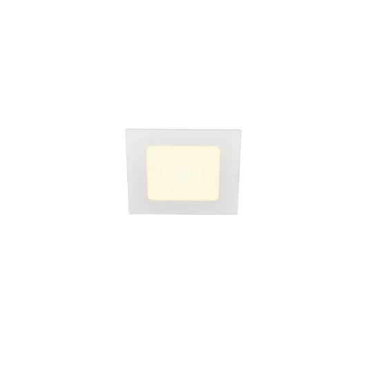 SENSER 12 beltéri LED süllyesztett mennyezeti lámpatest szögletes fehér 3000K