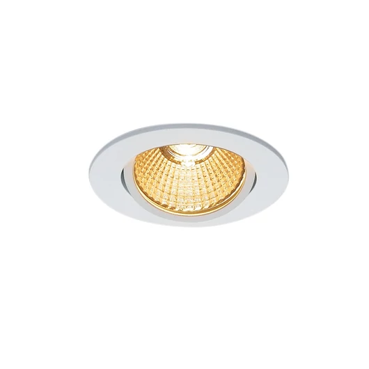 NEW TRIA 68 I CS beltéri LED süllyesztett mennyezeti lámpatest, fehér 2700K kerek