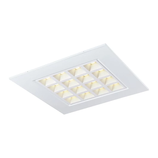PAVANO 620x620, beltéri LED süllyesztett mennyezeti lámpatest, fehér 4000K UGR<19