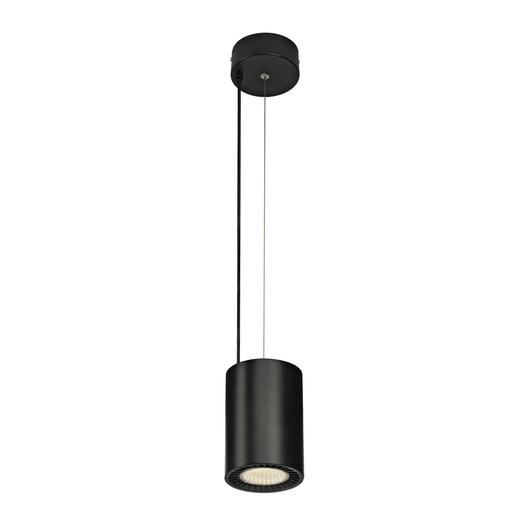 SUPROS PD beltéri LED függesztett lámpatest, kerek, fekete, 4000K, 60° reflector, CRI90, 2700lm