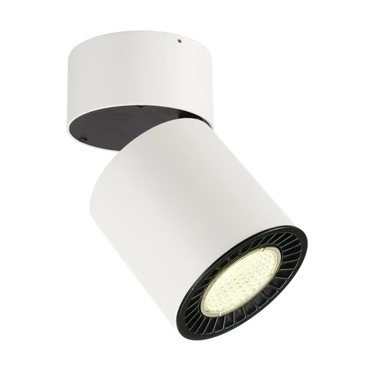 SUPROS MOVE CL beltéri LED mennyezeti lámpatest, kerek, fehér, 4000K, 60° reflector, CRI90, 2700lm