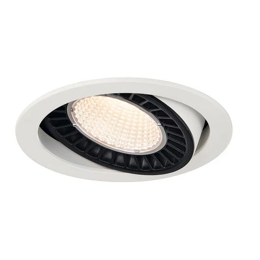 SUPROS beltéri LED süllyesztett mennyezeti lámpatest, fehér, kerek, 3000K 60° CRI90 3380lm