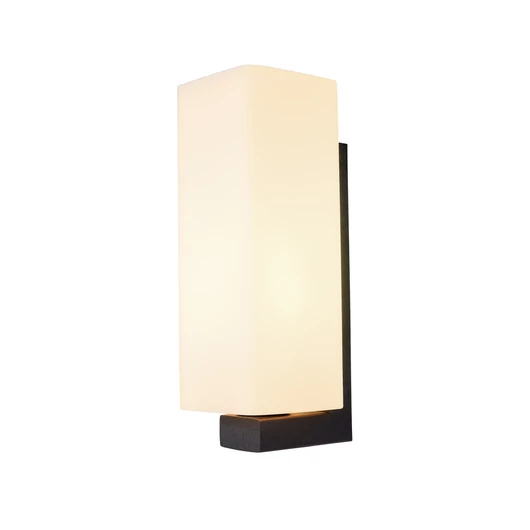 QUADRASS beltéri fali lámpatest, E27, fekete
