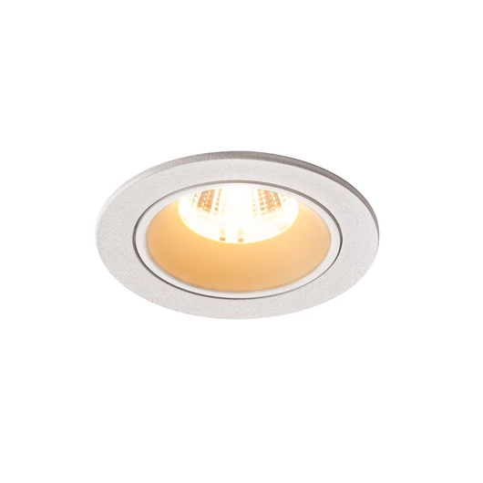 NUMINOS DL S, beltéri LED süllyesztett mennyezeti lámpatest, fehér/fehér 3000K 20°