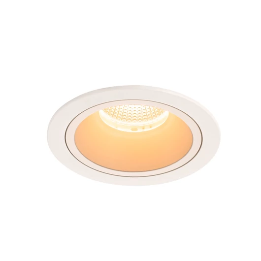 NUMINOS DL L, beltéri LED süllyesztett mennyezeti lámpatest, fehér/fehér 2700K 55°