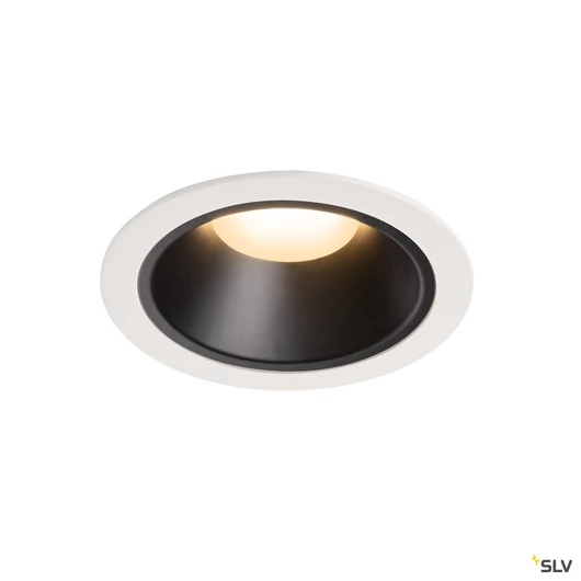 NUMINOS DL XL, beltéri LED süllyesztett mennyezeti lámpatest, fehér/fekete 3000K 40°