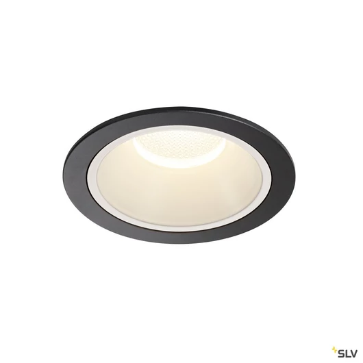 NUMINOS DL XL, beltéri LED süllyesztett mennyezeti lámpatest, fekete/fehér 4000K 40°