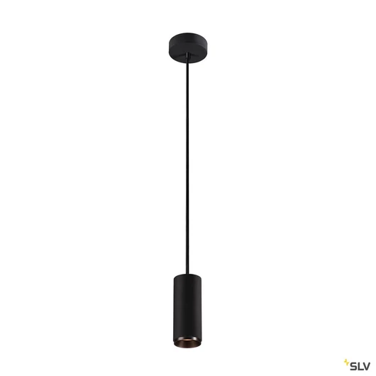 NUMINOS PD PHASE S, beltéri LED süllyesztett mennyezeti lámpatest, fekete/fekete 2700K 24°