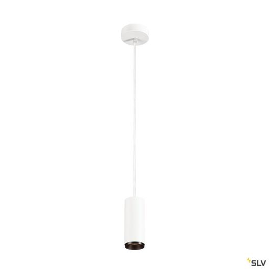 NUMINOS PD PHASE S, beltéri LED függesztett lámpatest, fekete/fekete 3000K 36°