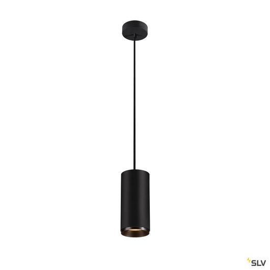 NUMINOS PD PHASE L, beltéri LED függesztett lámpatest, fekete/fekete 2700K 24°