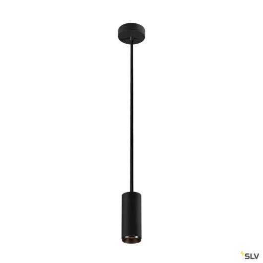 NUMINOS PD DALI S, beltéri LED függesztett lámpatest, fekete/fekete 2700K 24°