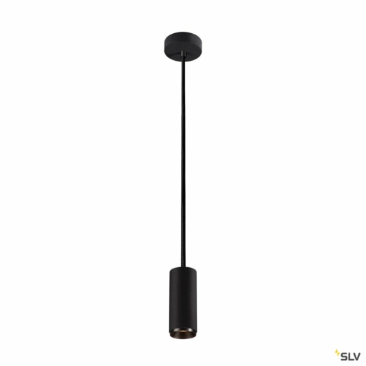 NUMINOS PD DALI S, beltéri LED függesztett lámpatest, fekete/fekete 3000K 24°