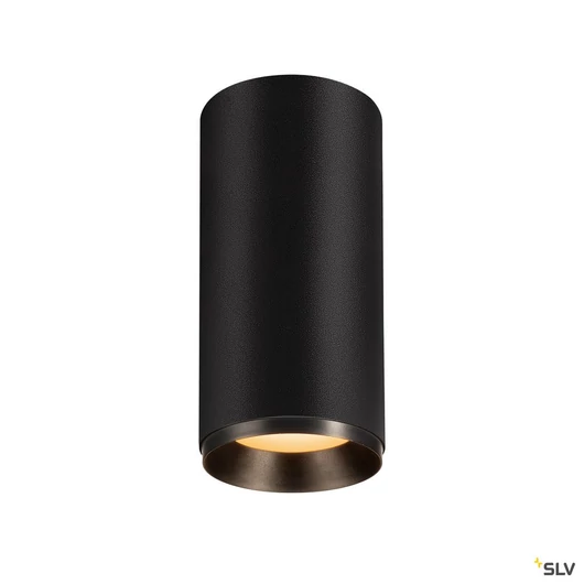NUMINOS CL DALI L, beltéri LED süllyesztett mennyezeti lámpatest, fekete/fekete 2700K 24°
