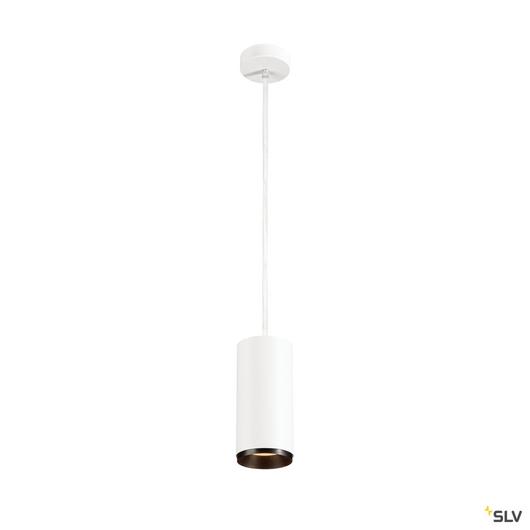 NUMINOS PD DALI L, beltéri LED függesztett lámpatest, fehér/fekete 2700K 60°