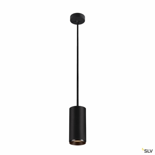 NUMINOS PD DALI L, beltéri LED függesztett lámpatest, fekete/fekete 3000K 60°