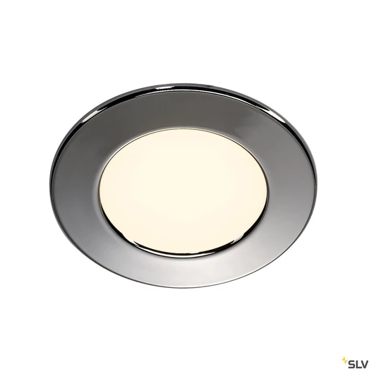 Downlight DL 126 LED, kerek, króm, 2700K