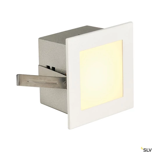 FRAME BASIC LED süllyesztett lámpatest, szögletes, matt fehér, meleg fehér LED