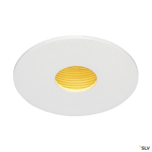 H-LIGHT ROUND HOLE, matt fehér, 12W, 20°, 2700K,tápegységgel, clip spring
