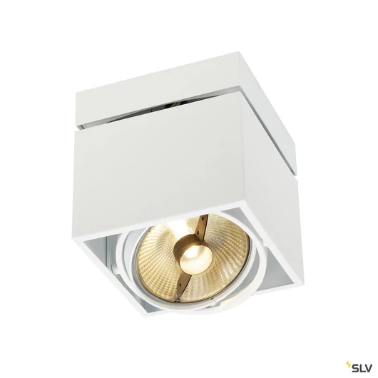 KARDAMOD SURFACE SQUARE ES111 SINGLE mennyezeti lámpatest, szögletes, fehér, GU10, max. 75W