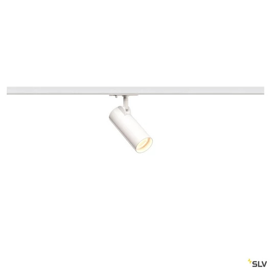HELIA 50 LED Spot, 1-fázisú sínrendszerhez, 3000K, fehér, 35°, 1-fázisú sínadapterrel