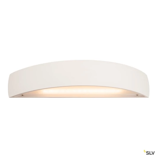 PLASTRA, fali lámpatest, LED, 3000K, íves, up/down, fehér gipsz, dimmelhető