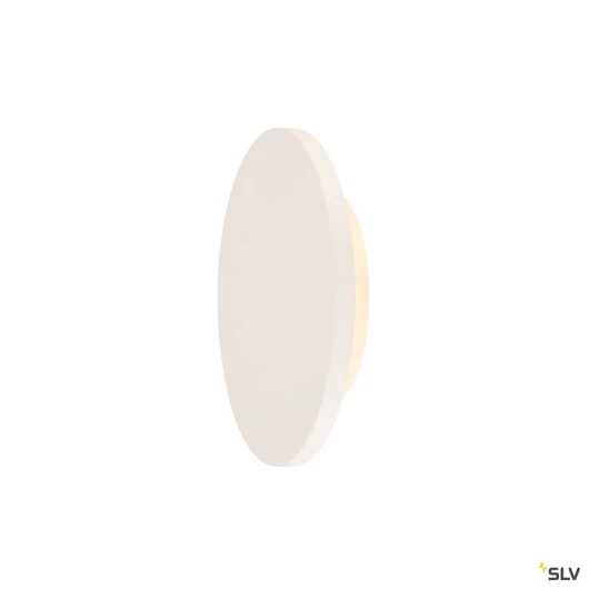 PLASTRA, fali lámpatest, LED, 3000K, kerek, fehér gipsz, D= 26cm