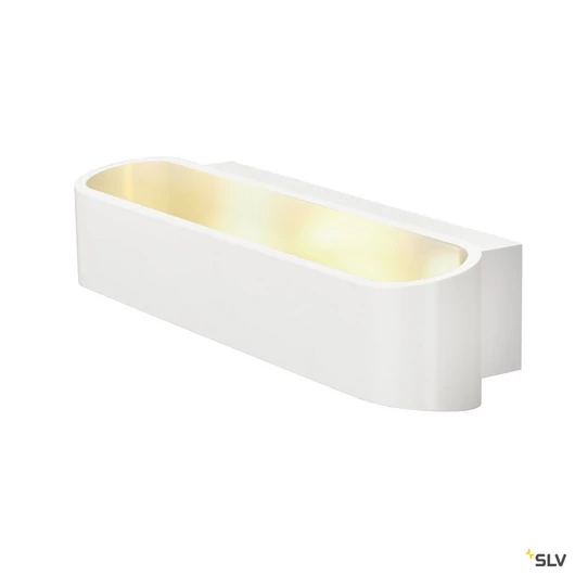 ASSO 300 LED fali lámpatest, ovális, fehér, 2x 5W LED, 3000K