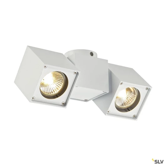 ALTRA DICE SPOT 2 mennyezeti lámpatest, fehér, 2x GU10, max. 2x 50W