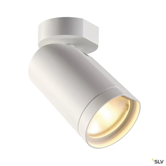 BILAS SPOT, szimpla, kerek, matt fehér, 16W COB LED, 25°, 2700K