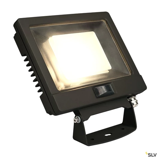 SPOODI SENSOR, LED kültéri fali lámpatest, 30W, fekete, 3000K