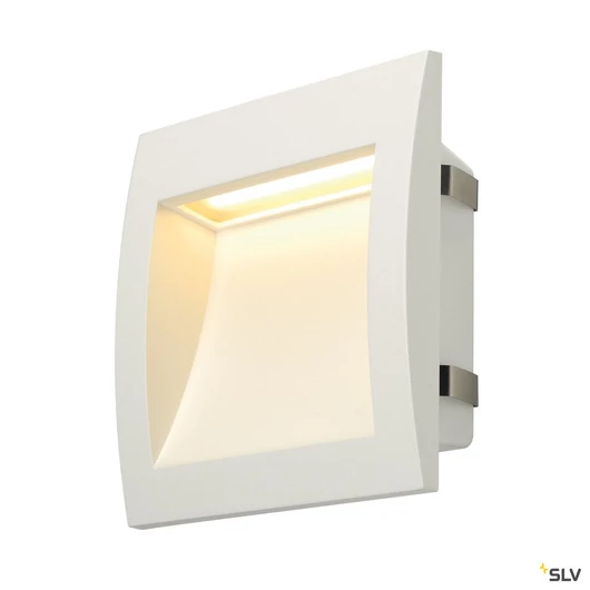 DOWNUNDER OUT LED L süllyesztett fali lámpatest, fehér
