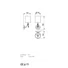 Kép 5/5 - Incanti Fali lámpa IDE W1 05 02 DESIDERIO