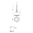 Kép 3/3 - Incanti Függeszték INP P1 12 59 B NEWPORT
